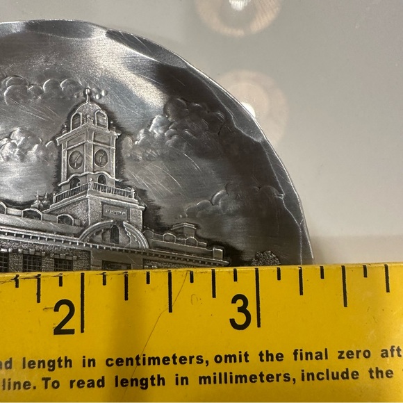 Vintage Wendell August Handmade Forge Brownson House Commemorative Plate 2001 - Picture 7 of 8